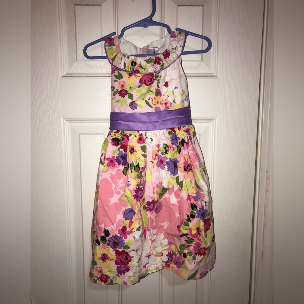 Rare Editions Toddlers Flower Dress Size 4T